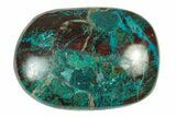 Polished Chrysocolla and Malachite Stone - Peru #250351-1